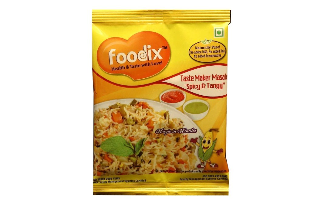 Foodix Taste Maker Masala "Spicy & Tangy"   Pack  50 grams